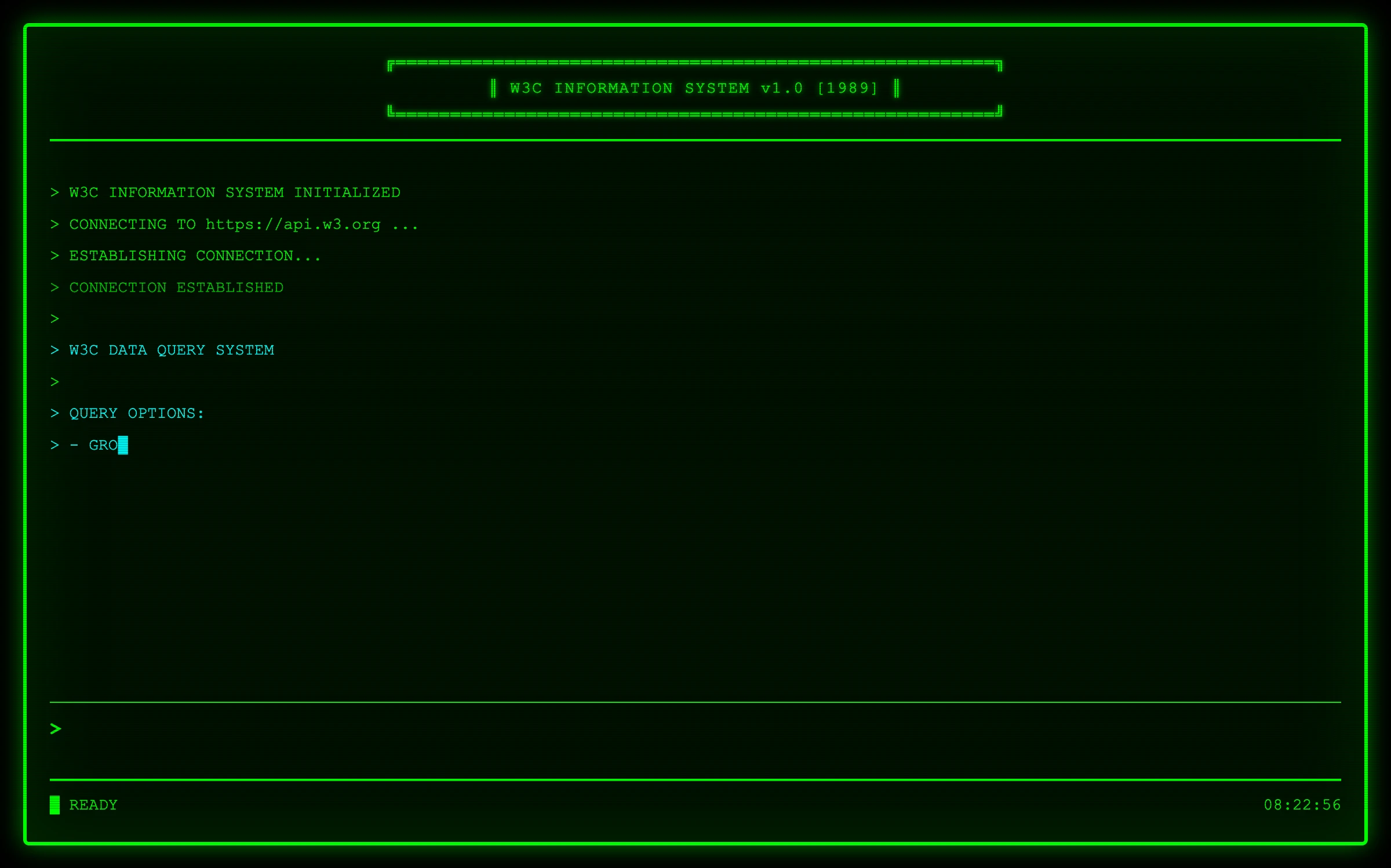 Matrix Terminal Dashboardのスクリーンショット